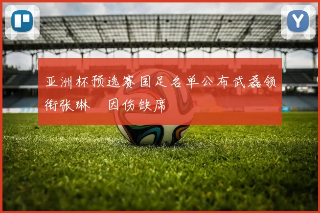 亚洲杯预选赛国足名单公布武磊领衔张琳芃因伤缺席